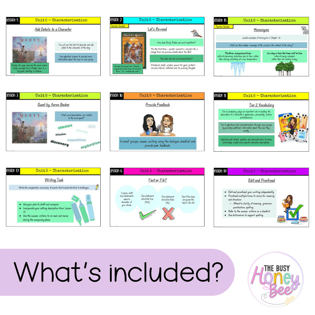 Multi Age 3-6 Year A Term 3 English Teaching Slides Mega Bundle - Teaching Slides