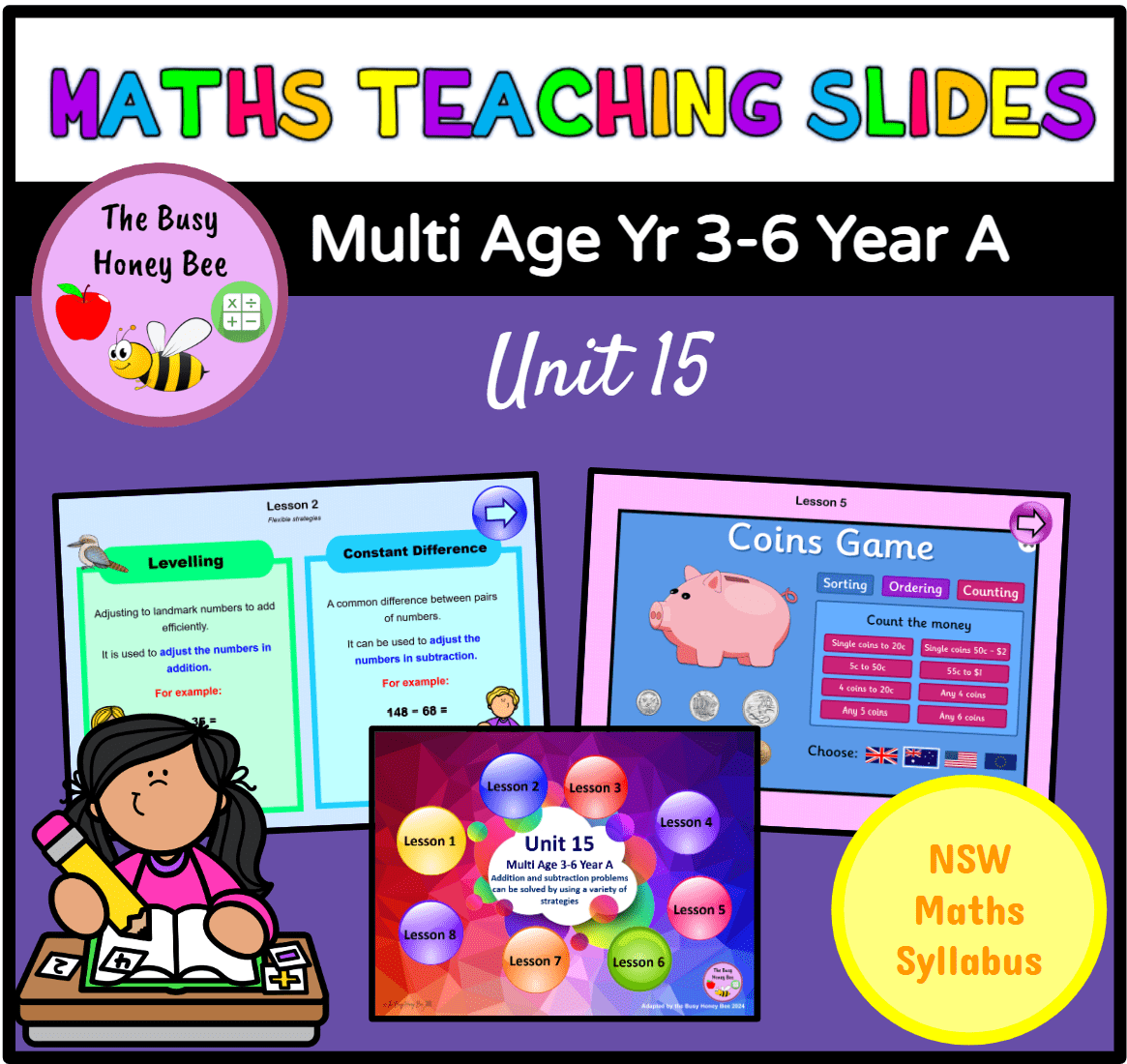 Multi Age 3-6 Year A Term 3 Maths Teaching Slides Mega Bundle - Zip Folder: Smart Notebook, PowerPoint, Google Slide Compatible