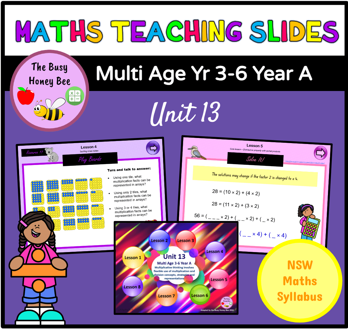 Multi Age 3-6 Year A Term 3 Maths Teaching Slides Mega Bundle - Zip Folder: Smart Notebook, PowerPoint, Google Slide Compatible