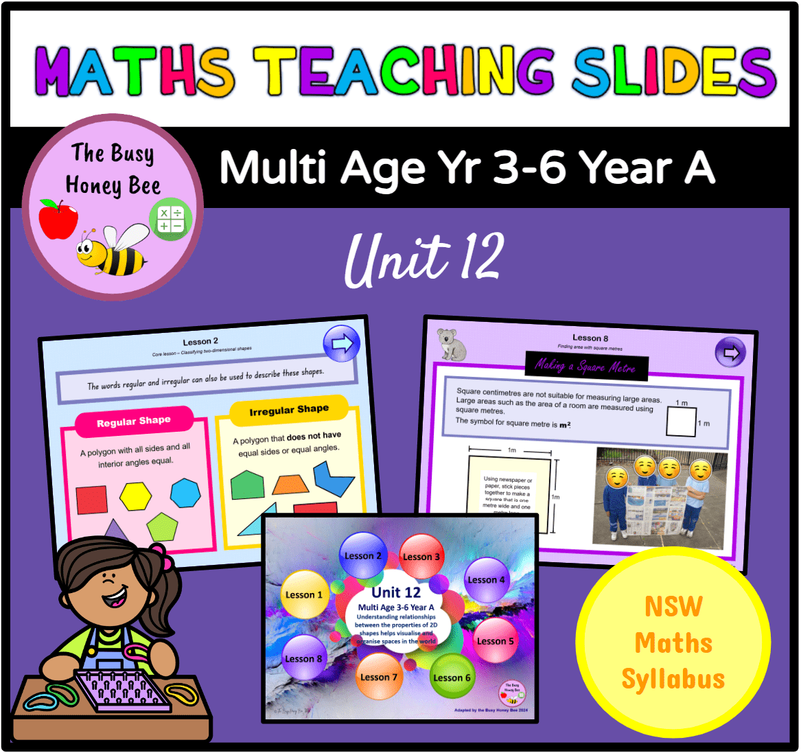 Multi Age 3-6 Year A Term 3 Maths Teaching Slides Mega Bundle - Teaching Slides