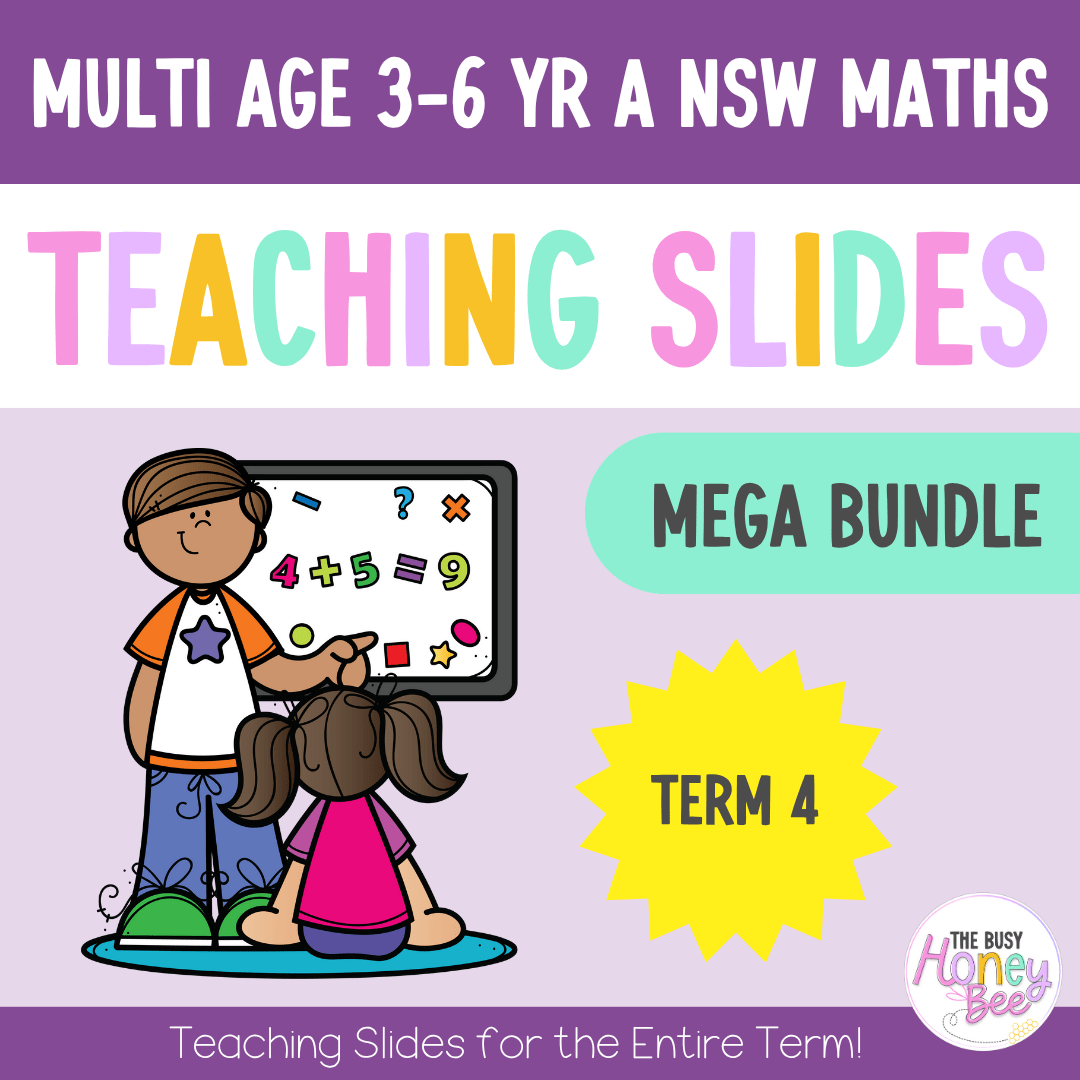 Multi Age 3-6 Year A Term 4 Maths Teaching Slides Mega Bundle - Teaching Slides
