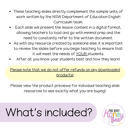 Multi Age 3-6 Year A Ultimate English Teaching Slides Mega Bundle - Teaching Slides