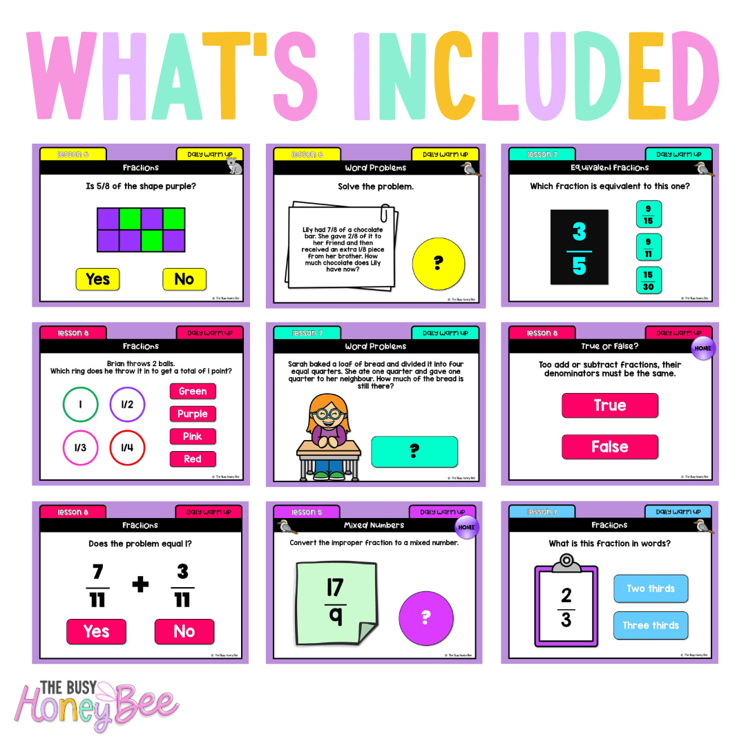Multi Age 3-6 Year A Ultimate Math Australian | NSW Math Daily Review | Warm-Up Mega Bundle -
