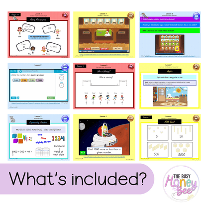 Multi Age 3-6 Year A Unit 11 NSW Maths Teaching Slides - Zip Folder: Smart Notebook, PowerPoint, Google Slide Compatible