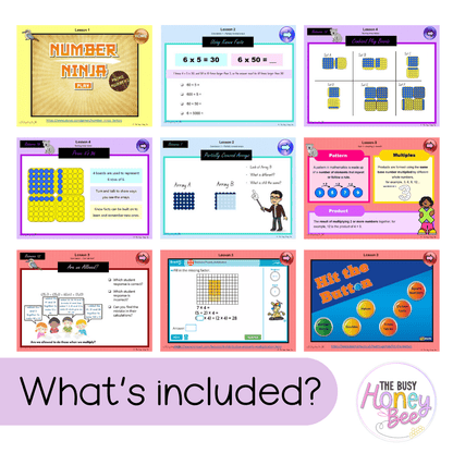 Multi Age 3-6 Year A Unit 13 NSW Maths Teaching Slides - Zip Folder: Smart Notebook, PowerPoint, Google Slide Compatible