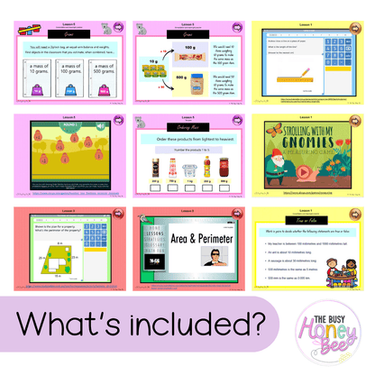 Multi Age 3-6 Year A Unit 14 NSW Maths Teaching Slides - Zip Folder: Smart Notebook, PowerPoint, Google Slide Compatible