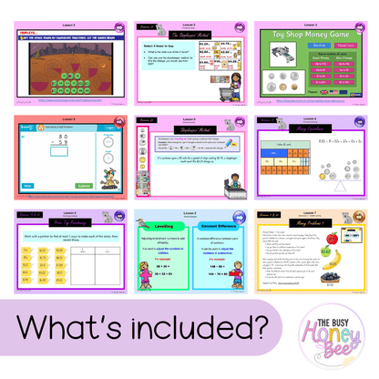 Multi Age 3-6 Year A Unit 15 NSW Maths Teaching Slides - Zip Folder: Smart Notebook, PowerPoint, Google Slide Compatible