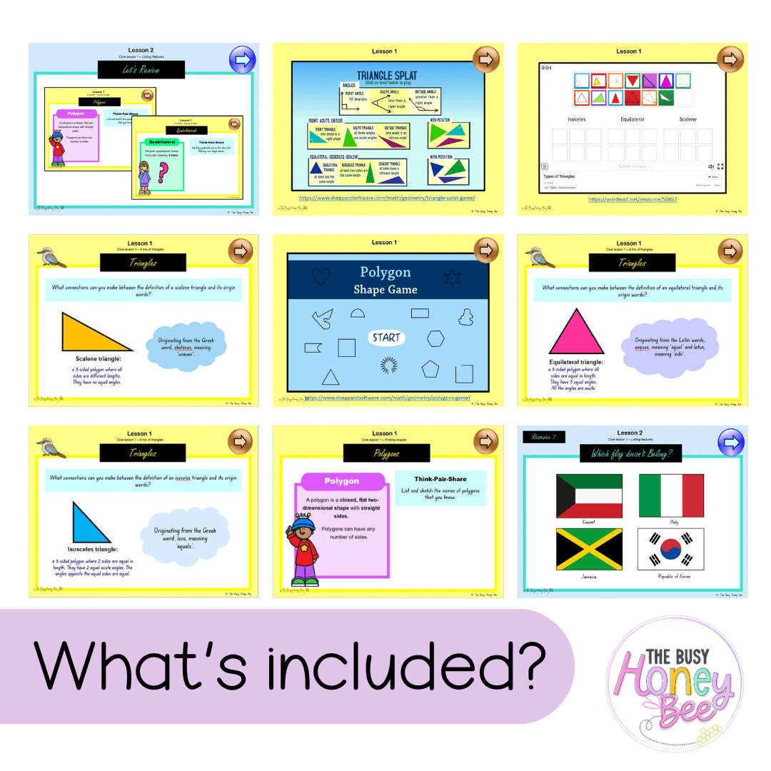 Multi Age 3-6 Year A Unit 19 NSW Maths Teaching Slides - Zip Folder: Smart Notebook, PowerPoint, Google Slide Compatible