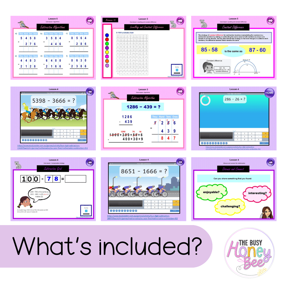 Multi Age 3-6 Year A Unit 2 NSW Maths Teaching Slides - Zip Folder: Smart Notebook, PowerPoint, Google Slide Compatible