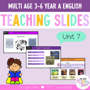 Multi Age 3-6 Year A Unit 7 NSW Narrative English Teaching Slides - Teaching Slides