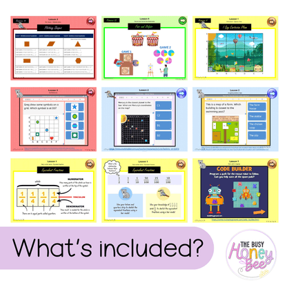 Multi Age 3-6 Year A Unit 8 NSW Maths Teaching Slides - Zip Folder: Smart Notebook, PowerPoint, Google Slide Compatible