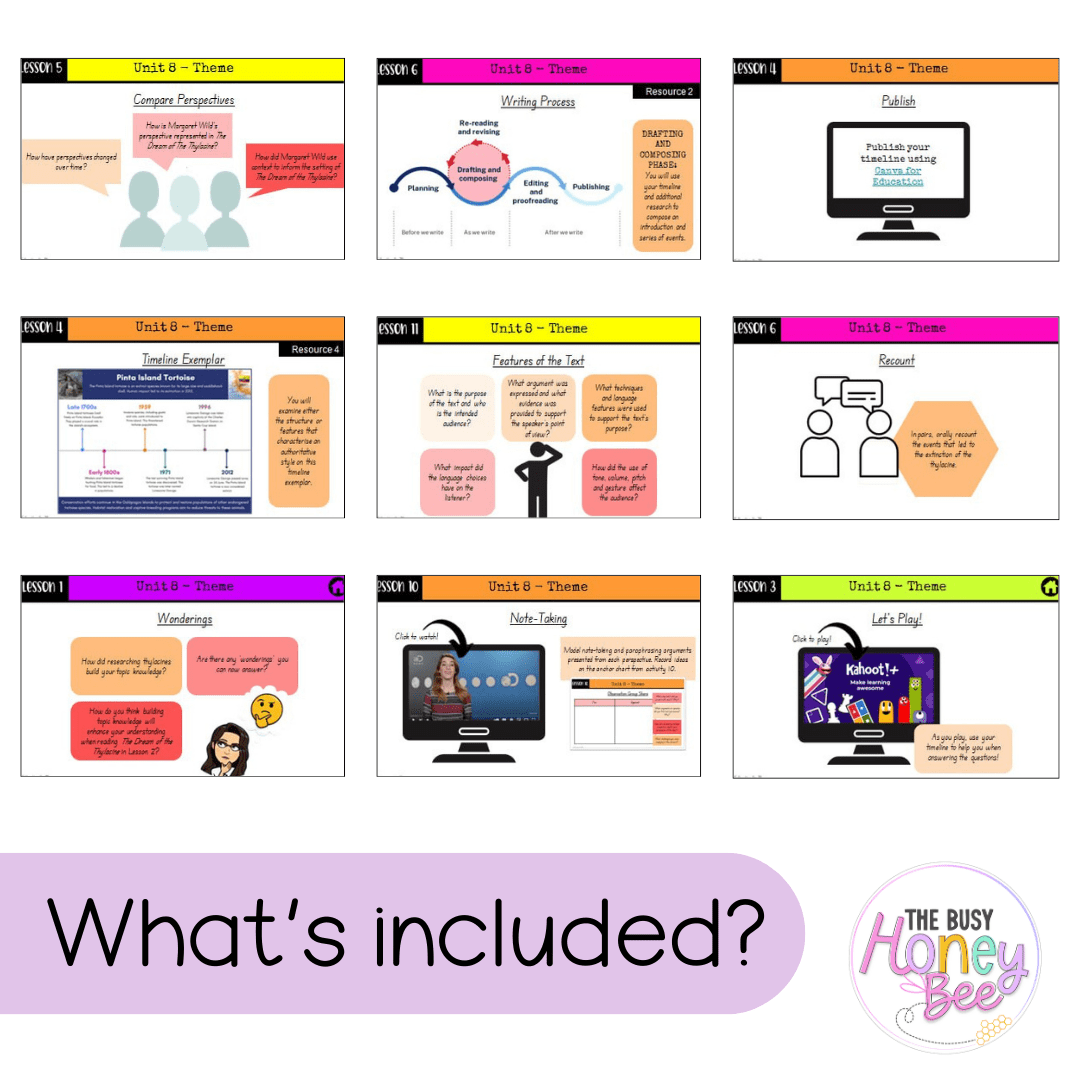 Multi Age 3-6 Year A Unit 8 NSW Theme English Teaching Slides - Teaching Slides