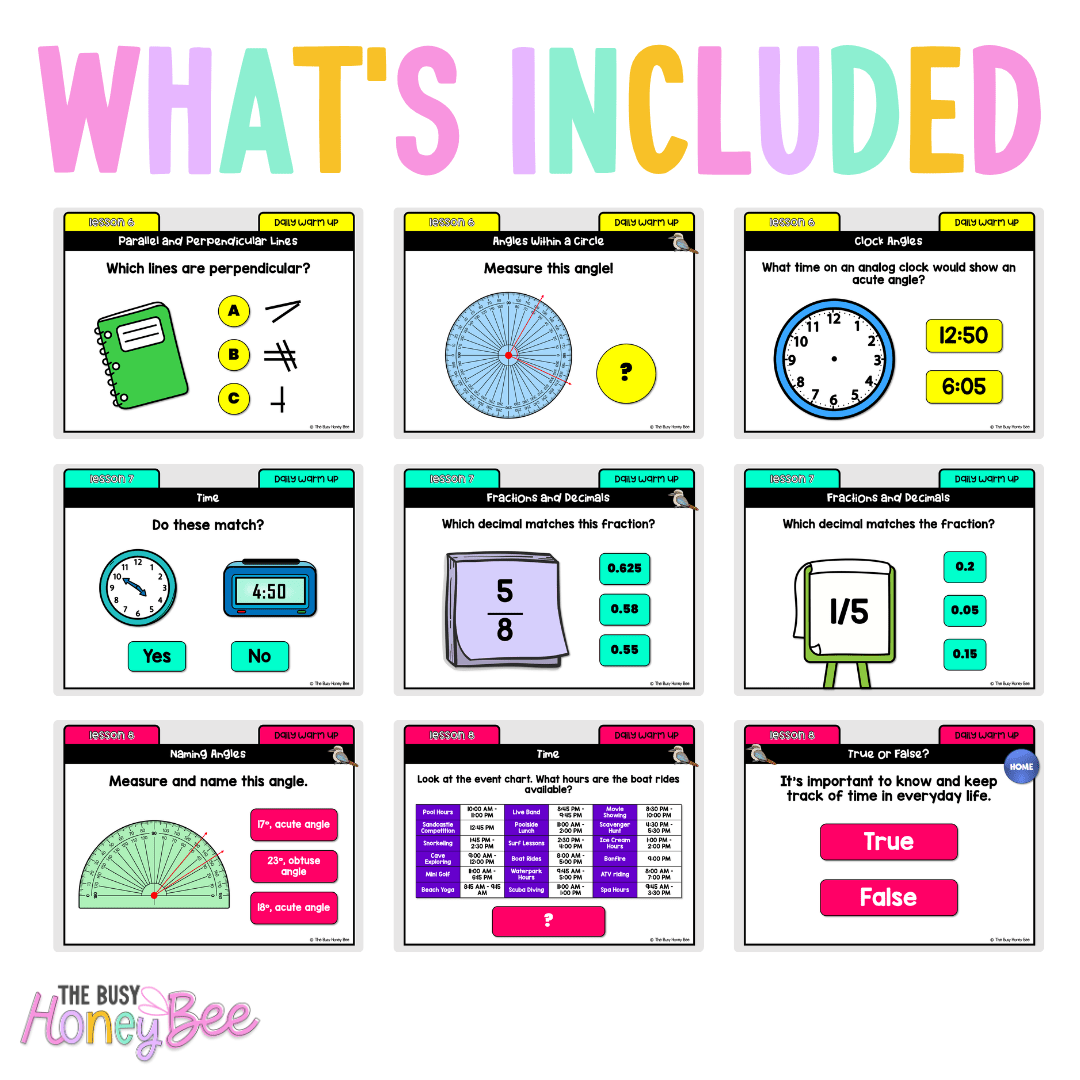 Multi Age 3-6 Year B Australian | NSW Math Daily Review | Warm-Up Term 2 Mega Bundle - Warm Up | Revision