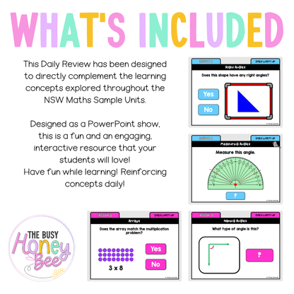 Multi Age 3-6 Year B Australian | NSW Math Daily Review | Warm-Up Unit 10 - Warm Up | Revision