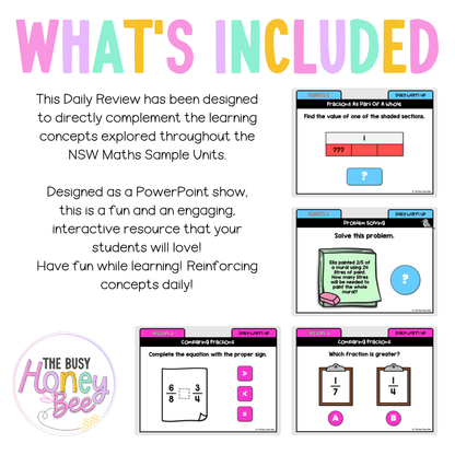 Multi Age 3-6 Year B Australian | NSW Math Daily Review | Warm-Up Unit 16 - Warm Up | Revision