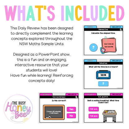 Multi Age 3-6 Year B Australian | NSW Math Daily Review | Warm-Up Unit 19 - Warm Up | Revision