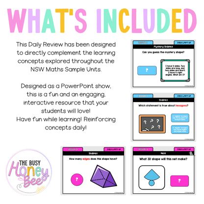 Multi Age 3-6 Year B Australian | NSW Math Daily Review | Warm-Up Unit 9 - Warm Up | Revision