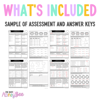 Multi Age 3-6 Year B Differentiated NSW Maths Assessment Unit 3 - Microsoft Word Document
