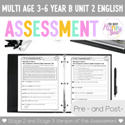 Multi Age 3-6 Year B English Pre- and Post-Assessment Unit 2 Argument and Authority - Assessment