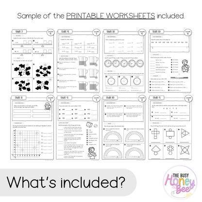 Multi Age 3-6 Year B NSW Maths Workbook Term 2 - Workbook | Worksheets