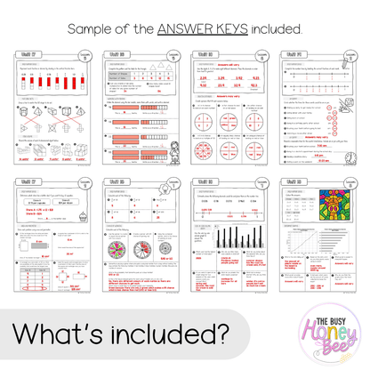 Multi Age 3-6 Year B NSW Maths Workbook Term 4 - Workbook | Worksheets