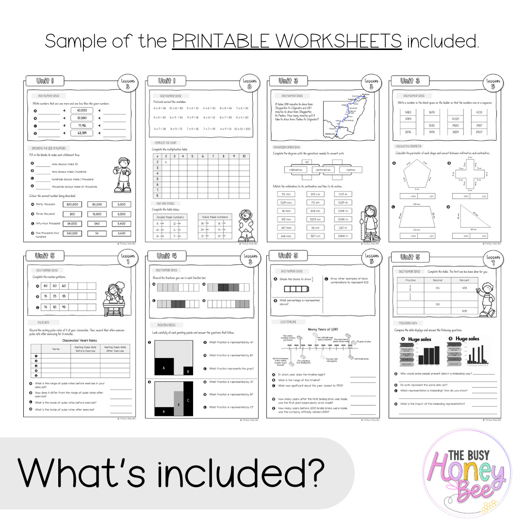 Multi Age 3-6 Year B NSW Maths Workbook ULTIMATE Mega Bundle - Workbook | Worksheets