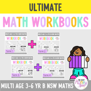 Multi Age 3-6 Year B NSW Maths Workbook ULTIMATE Mega Bundle - Workbook | Worksheets