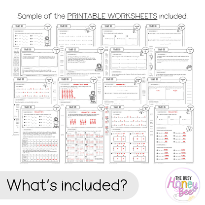 Multi Age 3-6 Year B NSW Maths Worksheets Unit 13 - Workbook | Worksheets