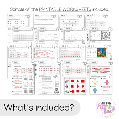 Multi Age 3-6 Year B NSW Maths Worksheets Unit 9 - Workbook | Worksheets