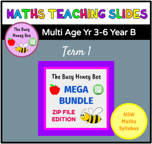 Multi Age 3-6 Year B Term 1 Maths Teaching Slides Mega Bundle - Teaching Slides