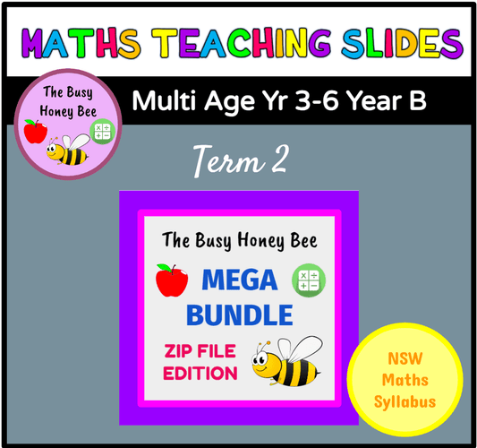 Multi Age 3-6 Year B Term 2 Maths Teaching Slides Mega Bundle - Teaching Slides