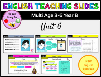 Multi Age 3-6 Year B Term 3 English Teaching Slides Mega Bundle - Teaching Slides