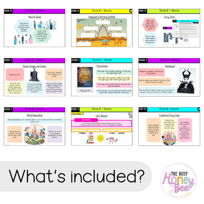 Multi Age 3-6 Year B Term 4 English Teaching Slides Mega Bundle - Teaching Slides