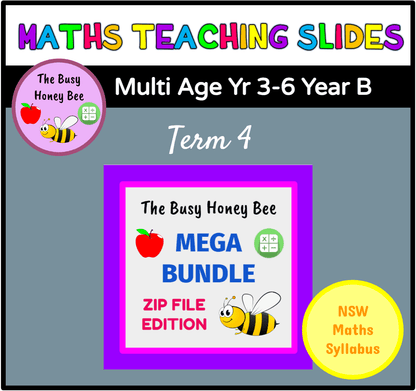 Multi Age 3-6 Year B Term 4 Maths Teaching Slides Mega Bundle - Teaching Slides