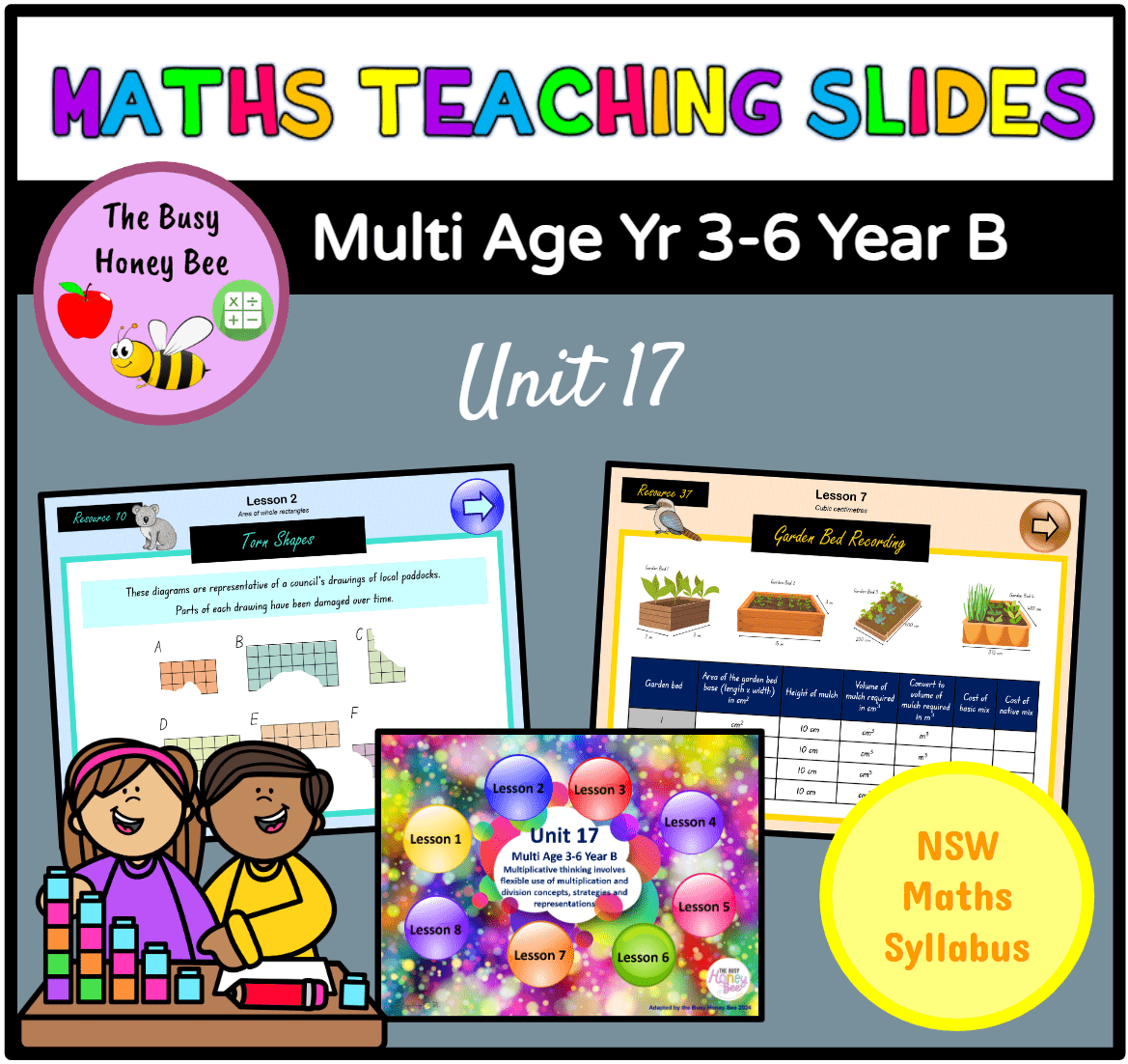 Multi Age 3-6 Year B Term 4 Maths Teaching Slides Mega Bundle - Teaching Slides