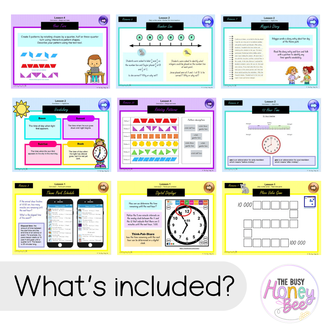 Multi Age 3-6 Year B Term 4 Maths Teaching Slides Mega Bundle - Teaching Slides