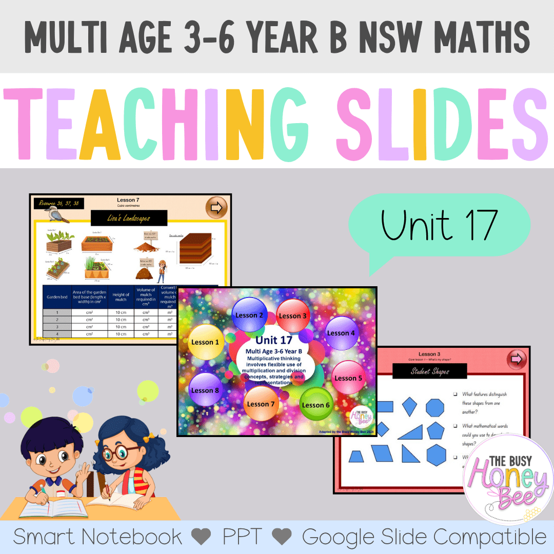 Multi Age 3-6 Year B Term 4 Maths Teaching Slides Mega Bundle - Teaching Slides