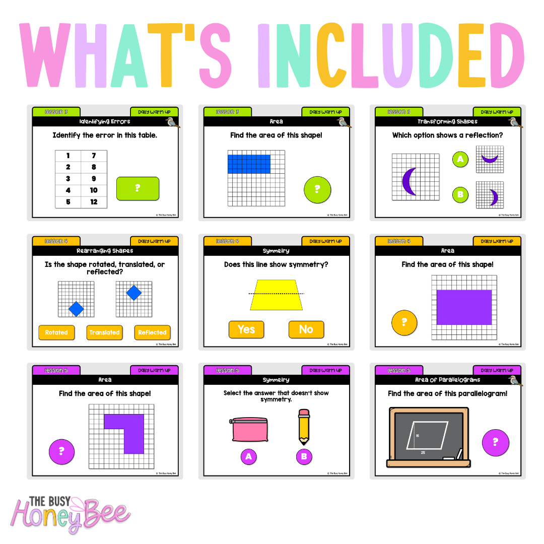 Multi Age 3-6 Year B Ultimate Math Australian | NSW Math Daily Review | Warm-Up Mega Bundle -