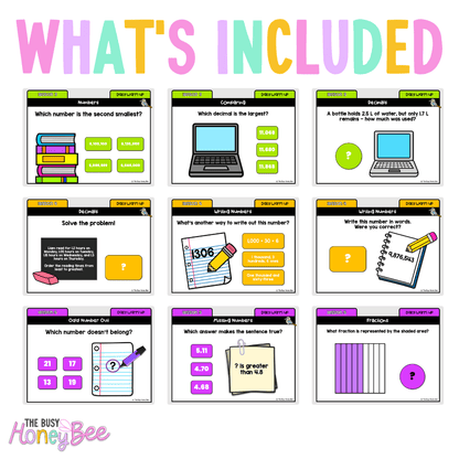 Multi Age 3-6 Year B Ultimate Math Australian | NSW Math Daily Review | Warm-Up Mega Bundle -