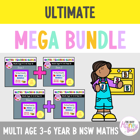 Multi Age 3-6 Year B Ultimate Maths Teaching Slides Mega Bundle - Teaching Slides