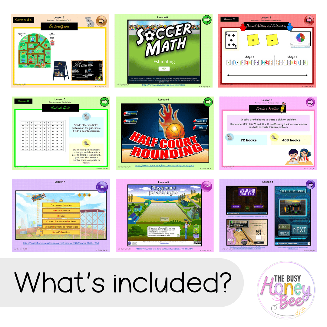 Multi Age 3-6 Year B Ultimate Maths Teaching Slides Mega Bundle - Teaching Slides