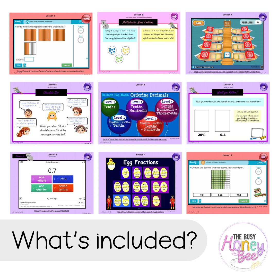 Multi Age 3-6 Year B Ultimate Maths Teaching Slides Mega Bundle - Teaching Slides