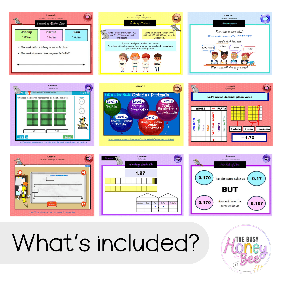 Multi Age 3-6 Year B Ultimate Maths Teaching Slides Mega Bundle - Teaching Slides