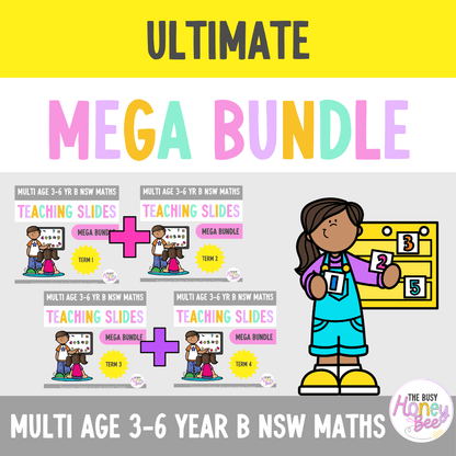 Multi Age 3-6 Year B Ultimate Maths Teaching Slides Mega Bundle - Teaching Slides