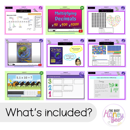 Multi Age 3-6 Year B Unit 5 NSW Maths Teaching Slides - Zip Folder: Smart Notebook, PowerPoint, Google Slide Compatible