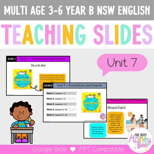 Multi Age 3-6 Year B Unit 7 NSW Perspective and Context English Teaching Slides - Teaching Slides