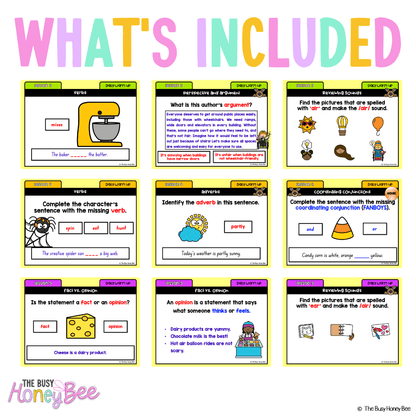 Multi Age K-2 Year A Australian | NSW English Daily Review | Warm-Up Term 4 Mega Bundle - Warm Up | Revision