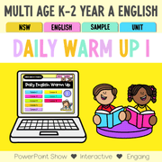 Multi Age K-2 Year A Australian | NSW English Daily Review | Warm-Up Unit 1 - Warm Ups | Revision