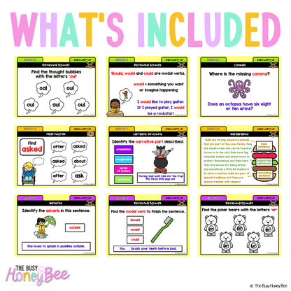 Multi Age K-2 Year A Australian | NSW English Daily Review | Warm-Up Unit 14 - Warm Up | Revision