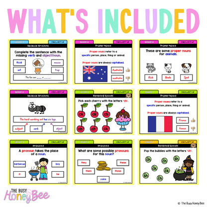 Multi Age K-2 Year A Australian | NSW English Daily Review | Warm-Up Unit 9 - Warm Up | Revision
